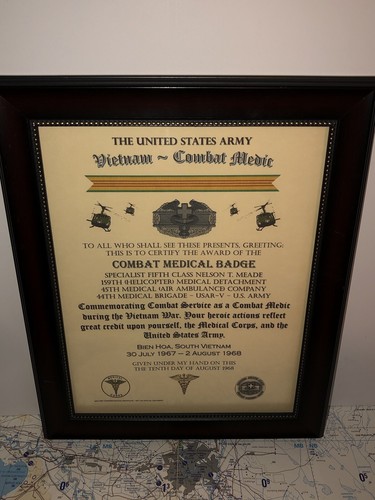 Combat medic cmb - -, vietnam